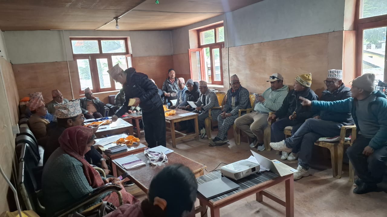 आयोजना प्रस्ताव सिफारिस समितिको बैठक हुम्ला, मिति २०८१ चैत्र ३० गते